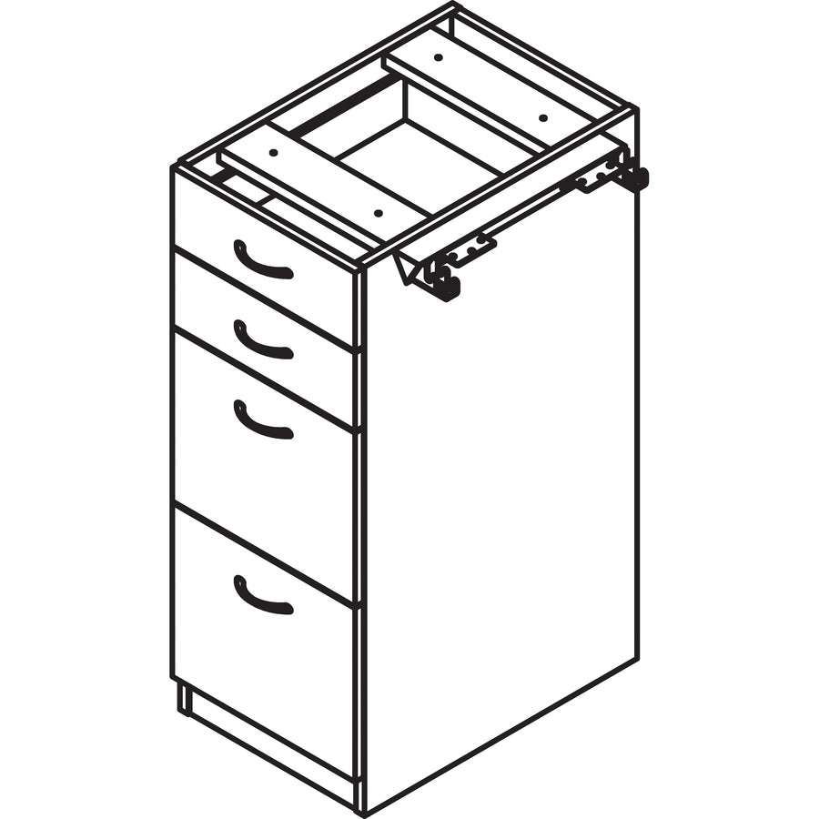 lorell-relevance-series-4-drawer-file-cabinet-155-x-236404-4-x-file-box-drawers-finish-mahogany-laminate_llr16210 - 4