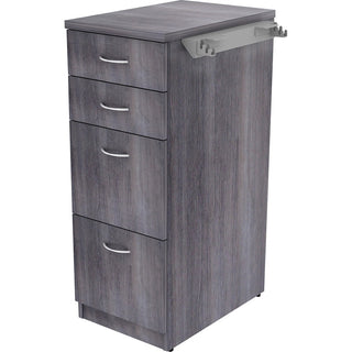 Lorell Relevance Series 4-Drawer File Cabinet - 15.5" x 23.6"40.4" - 4 x File, Box Drawer(s) - Finish: Charcoal, Laminate