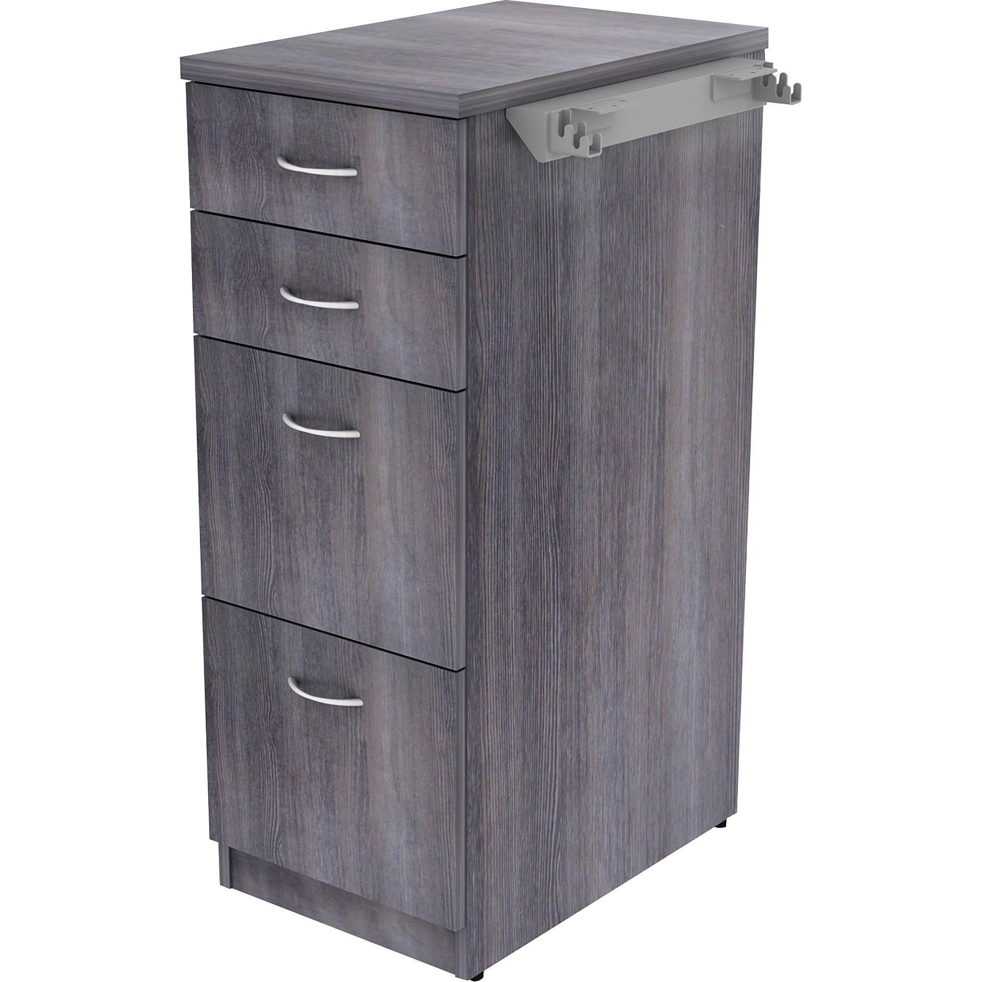 lorell-relevance-series-4-drawer-file-cabinet-155-x-236404-4-x-file-box-drawers-finish-charcoal-laminate_llr16211 - 3