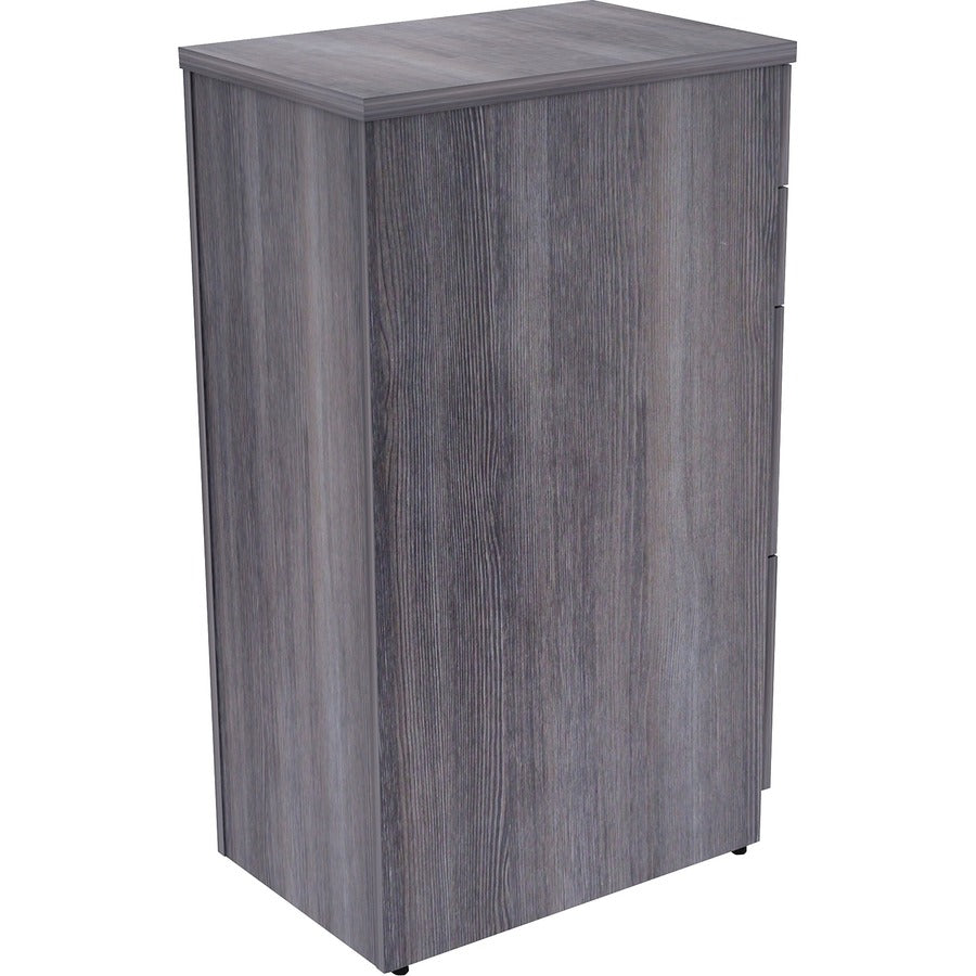 Lorell Relevance Series 4-Drawer File Cabinet - 15.5" x 23.6"40.4" - 4 x File, Box Drawer(s) - Finish: Charcoal, Laminate