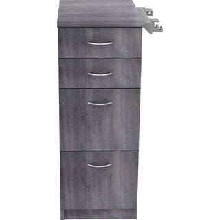 Lorell Relevance Series 4-Drawer File Cabinet - 15.5" x 23.6"40.4" - 4 x File, Box Drawer(s) - Finish: Charcoal, Laminate