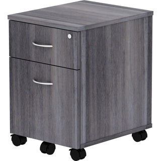 Lorell Relevance Series 2-Drawer File Cabinet - 15.8" x 19.9"22.9" - 2 x File, Box Drawer(s) - Finish: Weathered Charcoal, Laminate