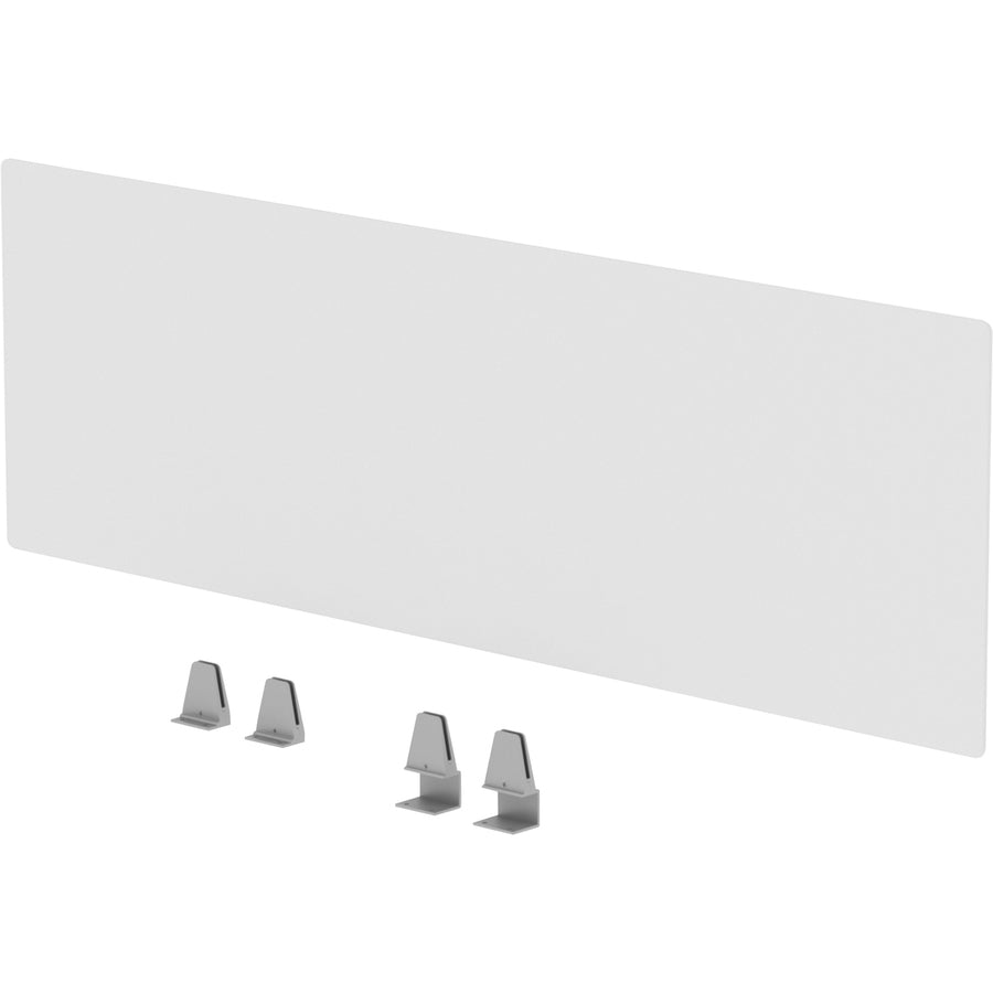 Lorell Relevance Series Modesty/Privacy Panel - 49.3" Width x 15.8" Height - Clear - 1 Each