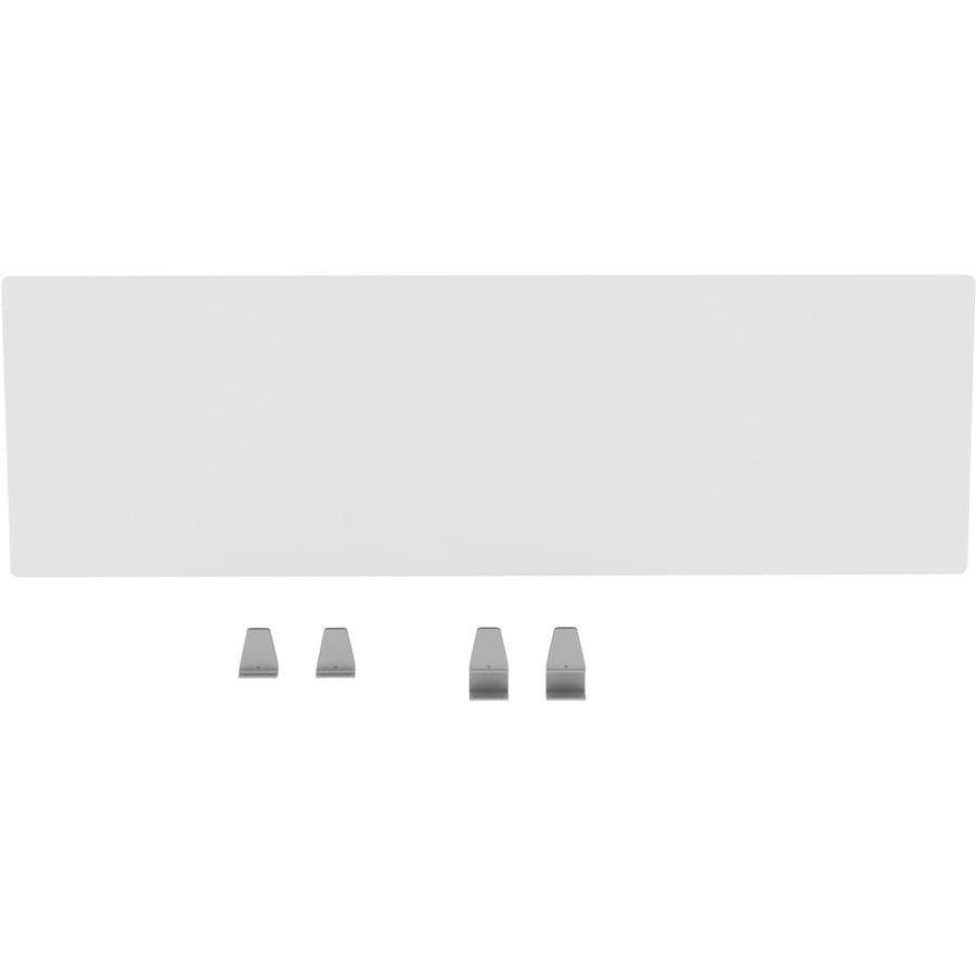 Lorell Relevance Series Modesty/Privacy Panel - 49.3" Width x 15.8" Height - Clear - 1 Each