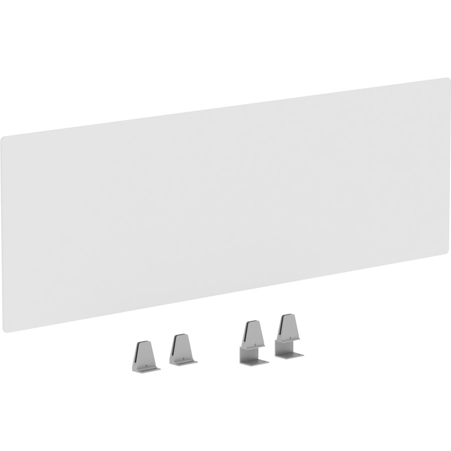 Lorell Relevance Series Modesty/Privacy Panel - 49.3" Width x 15.8" Height - Clear - 1 Each