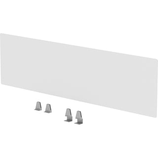 Lorell Relevance Series Modesty/Privacy Panel - 59" Width x 15.8" Height - Clear - 1 Each