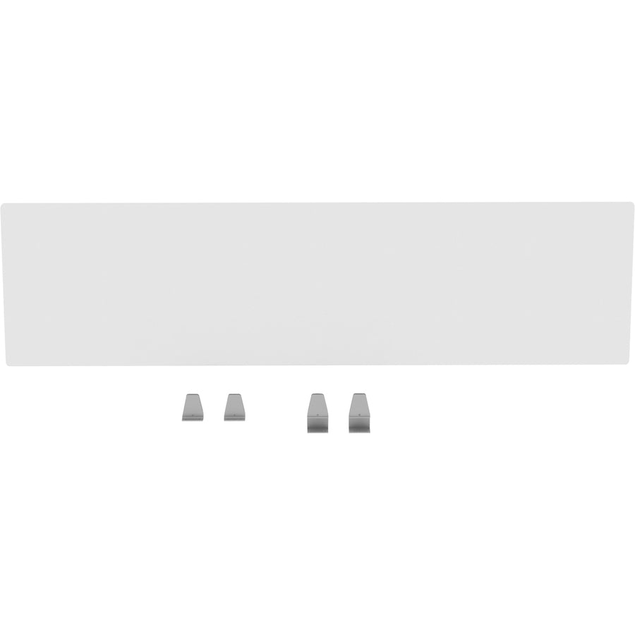 Lorell Relevance Series Modesty/Privacy Panel - 59" Width x 15.8" Height - Clear - 1 Each
