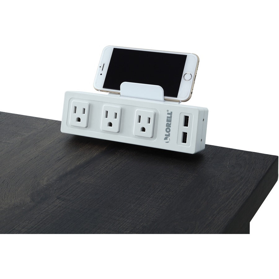 lorell-under-desk-ac-power-center-with-usb-charger-3-x-ac-power-2-x-usb-8-ft-cord-surface-mountable-white_llr33996 - 3