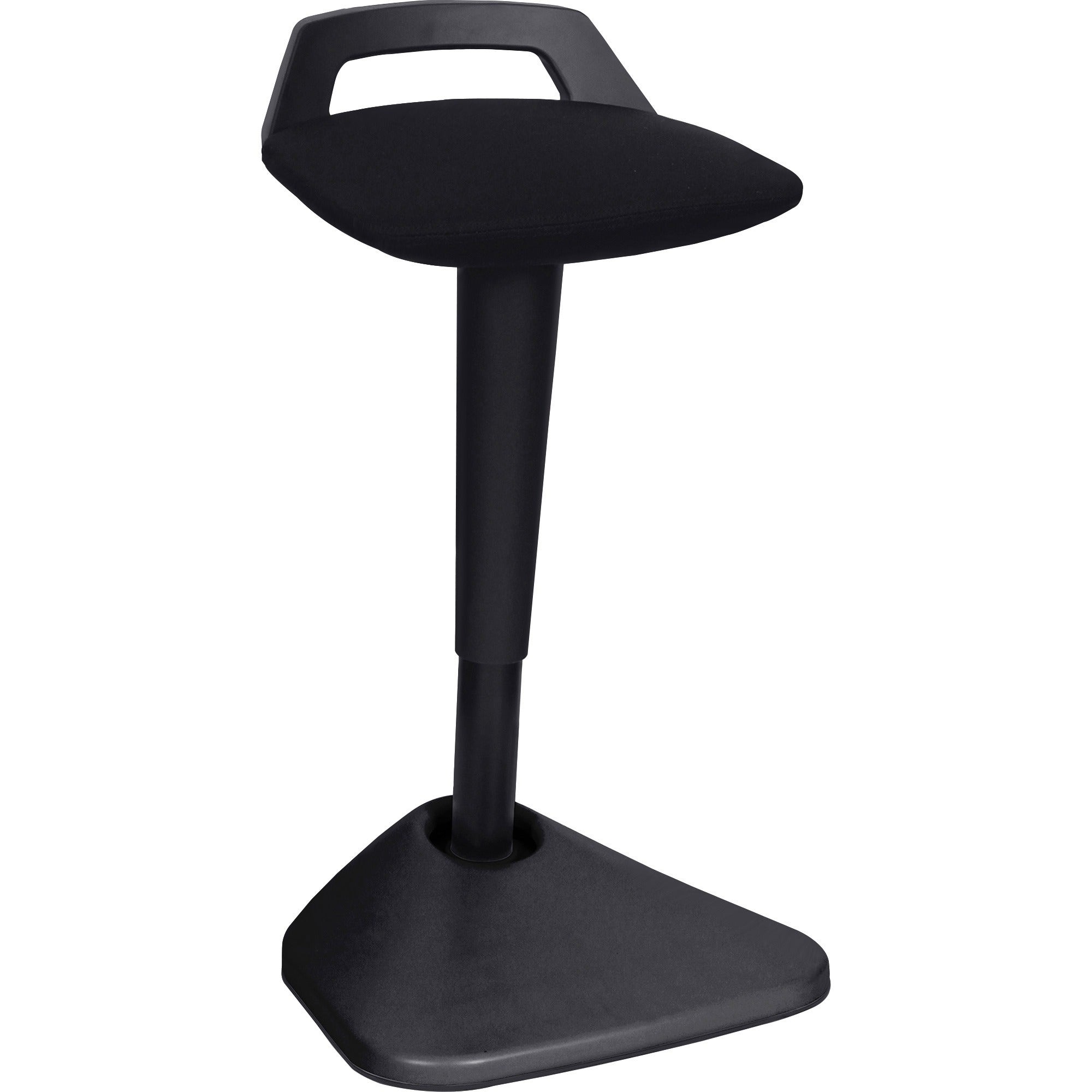 lorell-pivot-chair-black-fabric-seat-square-base-1-each_llr42168 - 1