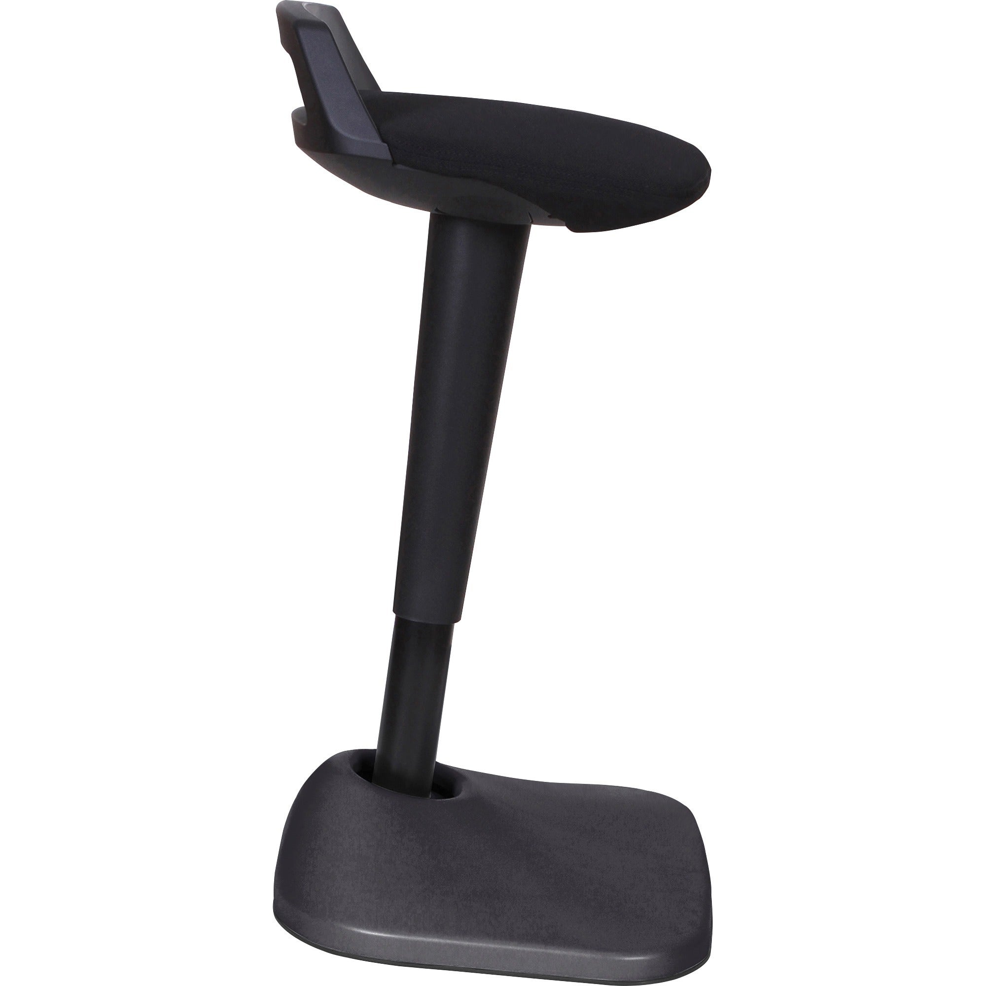 lorell-pivot-chair-black-fabric-seat-square-base-1-each_llr42168 - 4