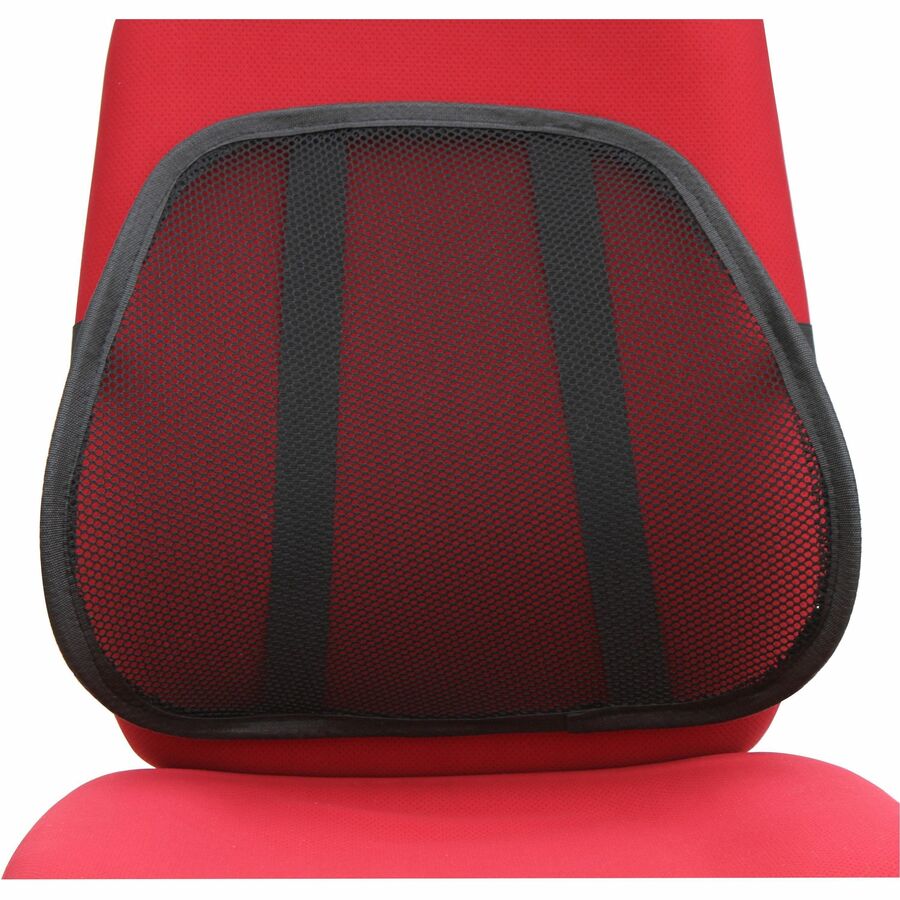 Lorell Ergo Mesh Lumbar Back Support - Black