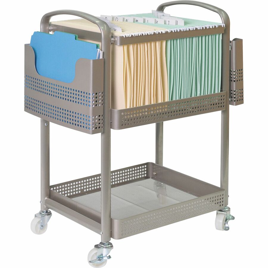lorell-mobile-file-cart-125-length-x-224-width-x-253-height-metal-frame-champagne-gold-1-each_llr45654 - 2