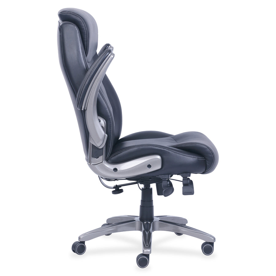 lorell-wellness-by-design-revive-executive-office-chair-black-bonded-leather-seat-black-bonded-leather-back-5-star-base-1-each_llr48730 - 7