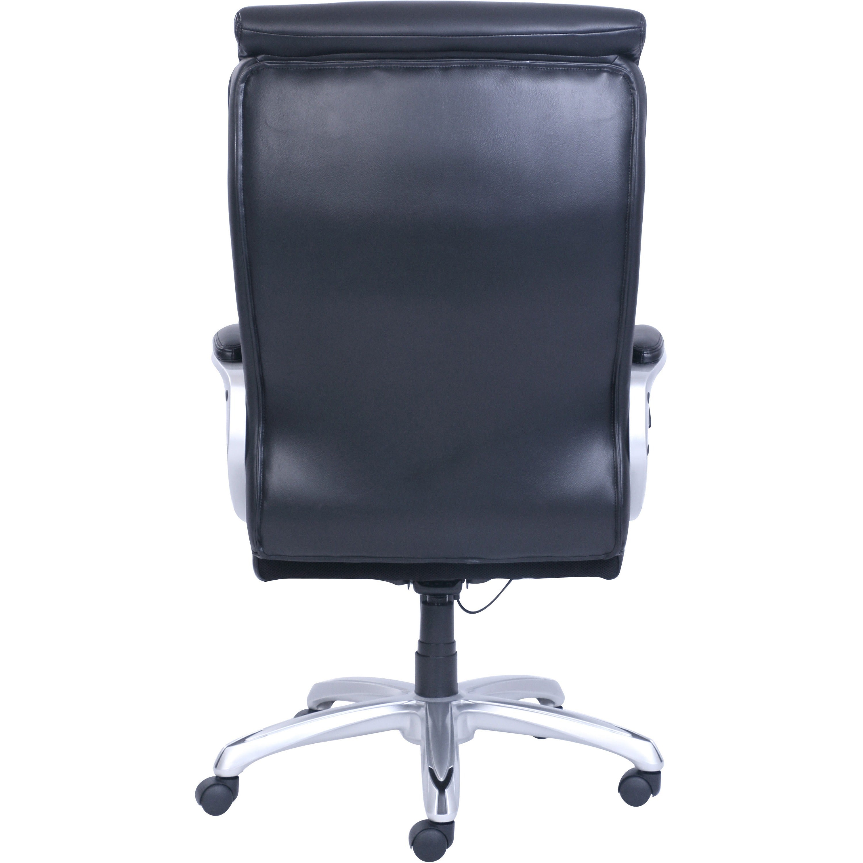 lorell-wellness-by-design-big-&-tall-chair-with-flexible-air-technology-black-bonded-leather-seat-black-bonded-leather-back-5-star-base-armrest-1-each_llr48845 - 3