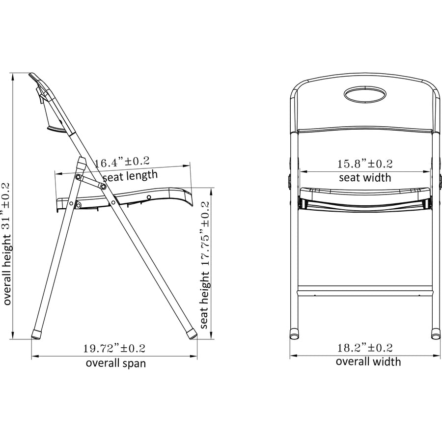 lorell-heavy-duty-translucent-folding-chairs-clear-plastic-seat-clear-plastic-back-4-carton_llr62530 - 4
