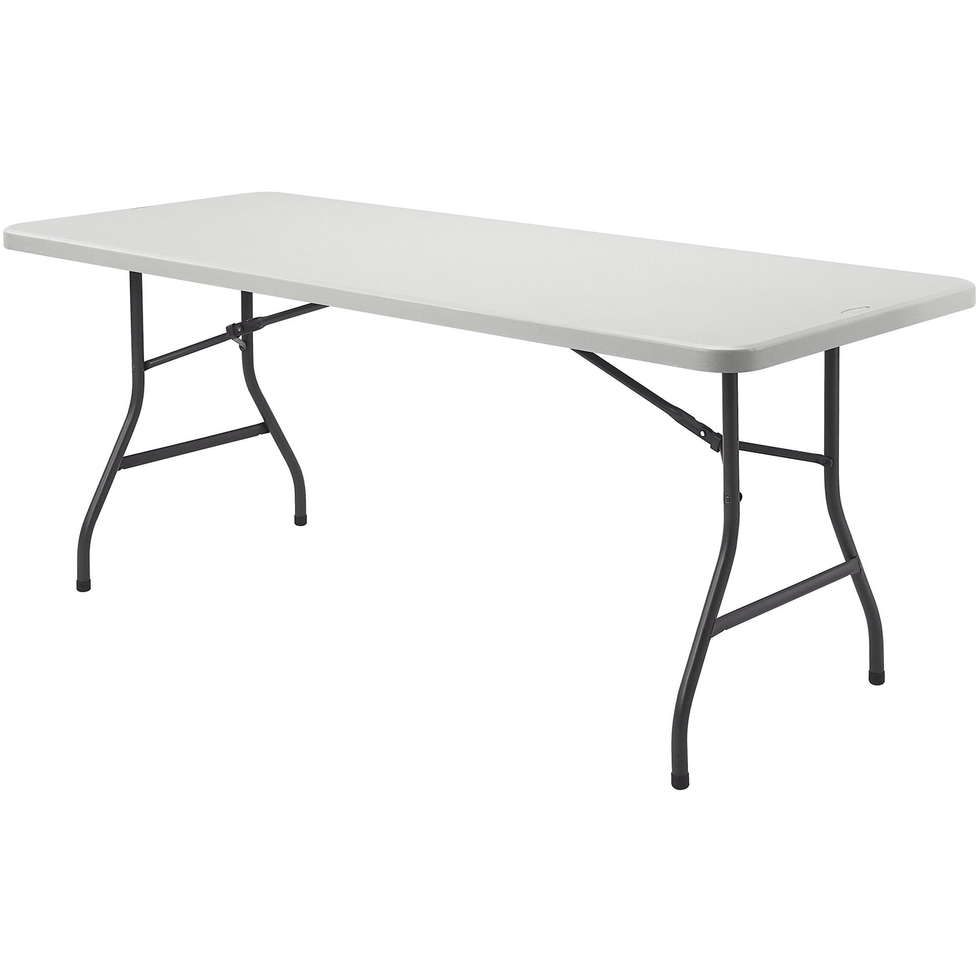 lorell-ultra-lite-banquet-table-for-table-toplight-gray-rectangle-top-dark-gray-base-600-lb-capacity-x-96-table-top-width-x-30-table-top-depth-x-2-table-top-thickness-29-height-gray-1-each_llr66654 - 1