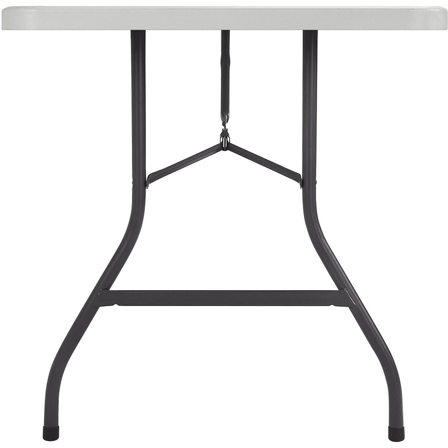 Lorell Ultra-Lite Banquet Table - For - Table TopLight Gray Rectangle Top - Dark Gray Base - 600 lb Capacity x 72" Table Top Width x 30" Table Top Depth x 2" Table Top Thickness - 29" Height - Gray - 1 Each