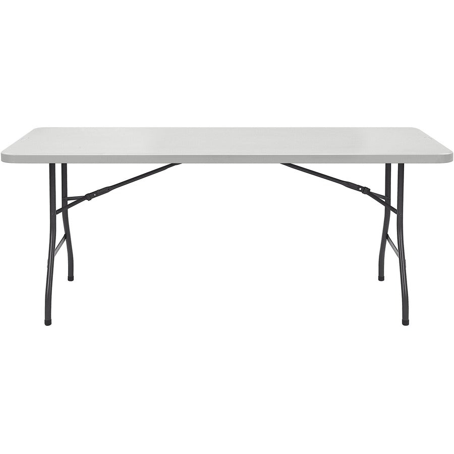 Lorell Ultra-Lite Banquet Table - For - Table TopLight Gray Rectangle Top - Dark Gray Folding Base - 600 lb Capacity x 60" Table Top Width x 30" Table Top Depth x 2" Table Top Thickness - 29" Height - Gray - 1 Each