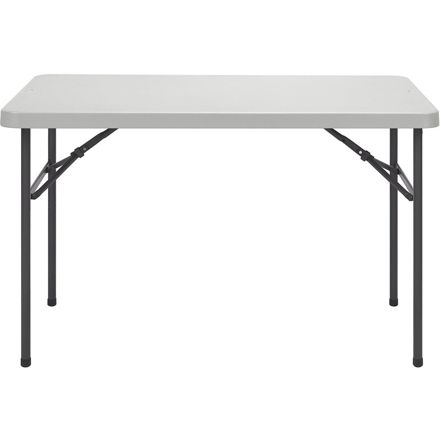 Lorell Ultra-Lite Banquet Table - For - Table TopLight Gray Rectangle Top - Dark Gray Base - 450 lb Capacity x 48" Table Top Width x 30" Table Top Depth x 2" Table Top Thickness - 29" Height - Gray - 1 Each