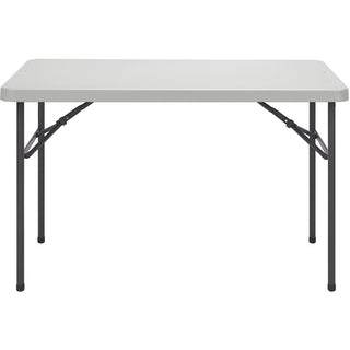 Lorell Ultra-Lite Banquet Table - For - Table TopLight Gray Rectangle Top - Dark Gray Base - 450 lb Capacity x 48" Table Top Width x 30" Table Top Depth x 2" Table Top Thickness - 29" Height - Gray - 1 Each