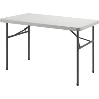 Lorell Ultra-Lite Banquet Table - For - Table TopLight Gray Rectangle Top - Dark Gray Base - 450 lb Capacity x 48" Table Top Width x 30" Table Top Depth x 2" Table Top Thickness - 29" Height - Gray - 1 Each