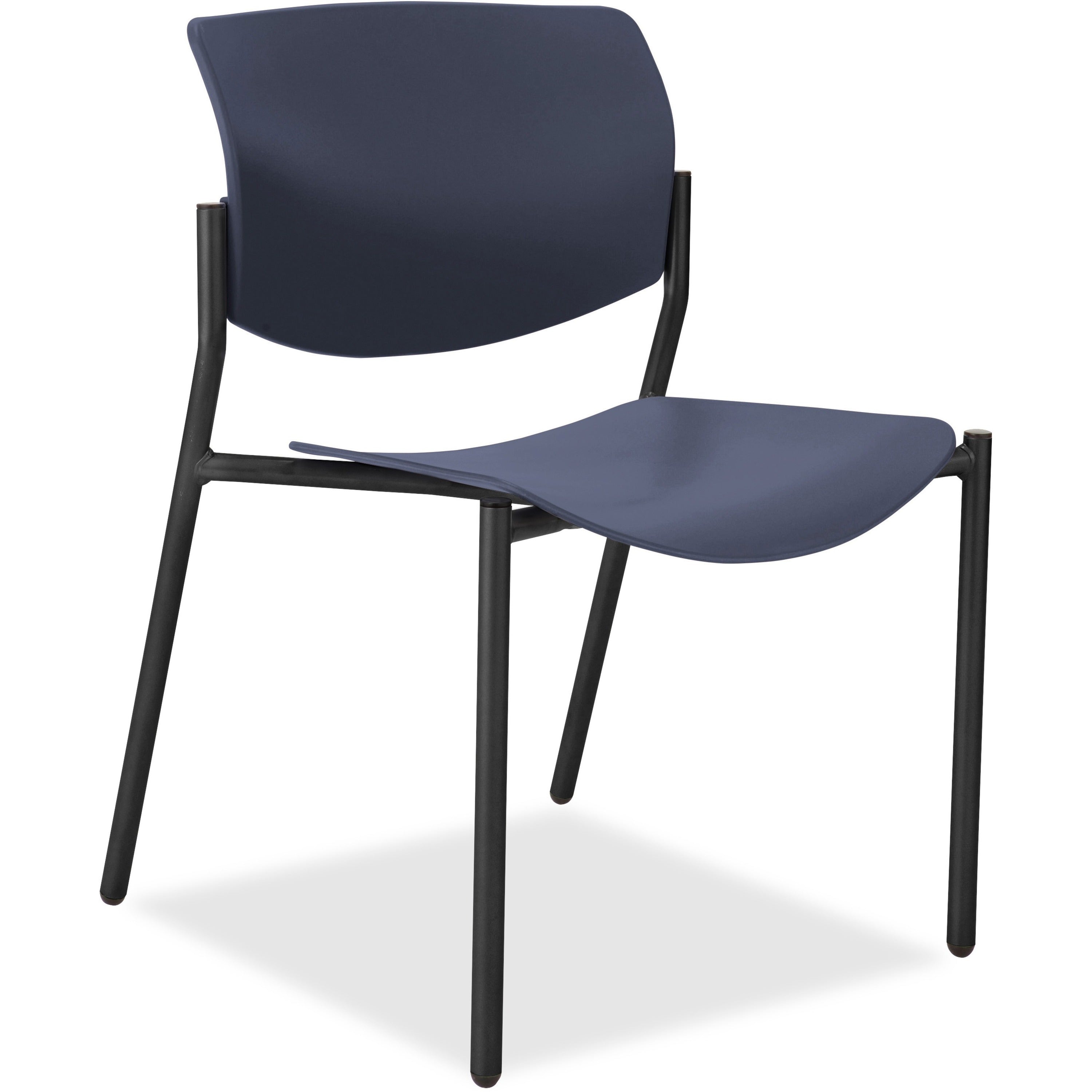 lorell-advent-molded-stack-chairs-dark-blue-plastic-seat-dark-blue-plastic-back-black-powder-coated-tubular-steel-frame-four-legged-base-2-carton_llr83113a204 - 1
