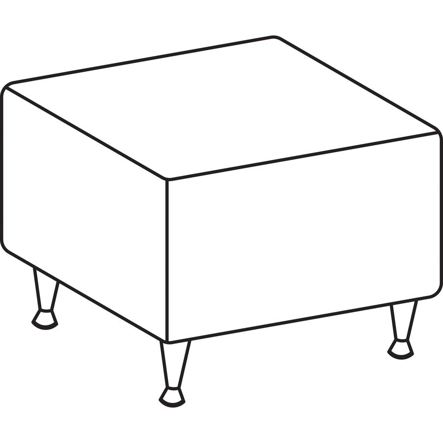 lorell-fuze-modular-series-lounge-bench-four-legged-base-black-leather-aluminum-1-each_llr86920 - 4