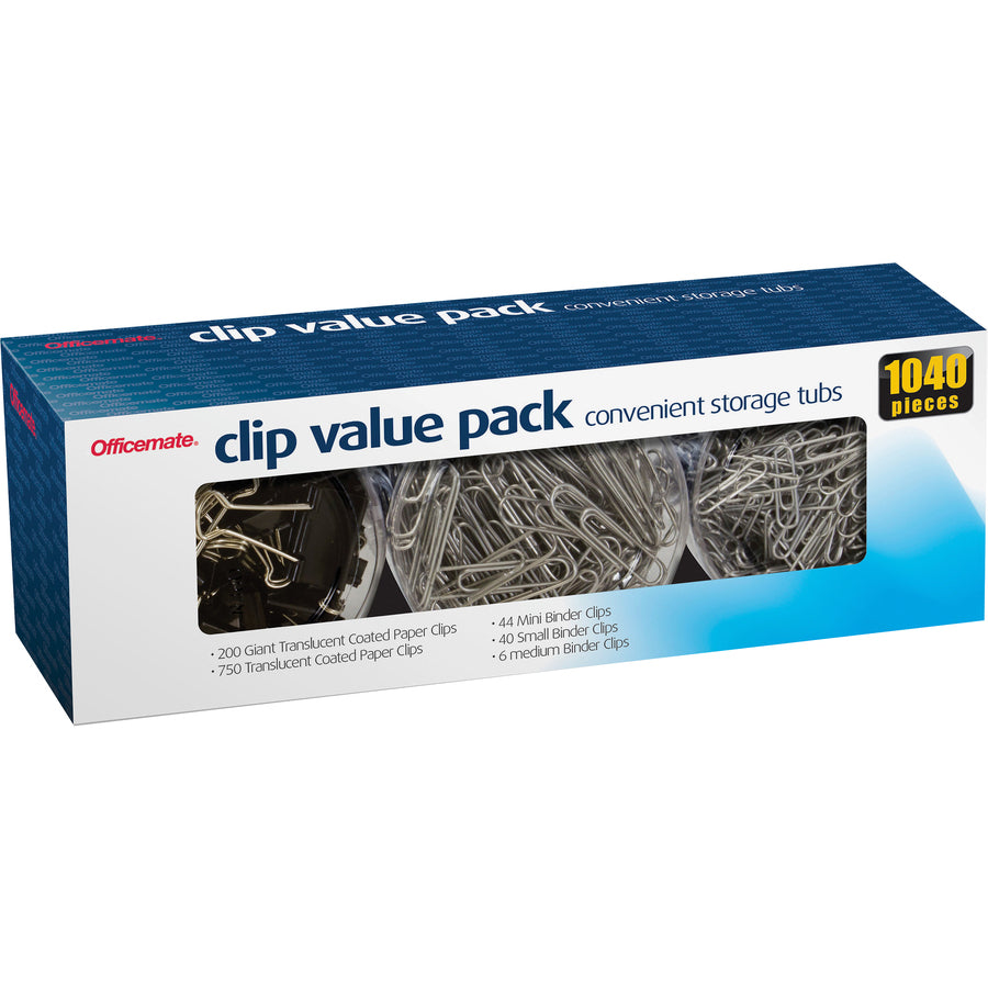 officemate-clip-value-pack-jumbo-no-2-13-width-10-sheet-capacity-for-document-paper-smooth-reusable-storage-tub-1each-black-silver-metal_oic97300 - 4