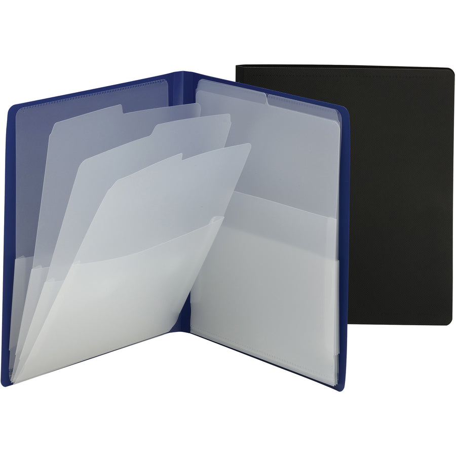 smead-organized-up-letter-organizer-folder-8-1-2-x-11-50-sheet-capacity-8-pockets-black-1-each_smd87722 - 2