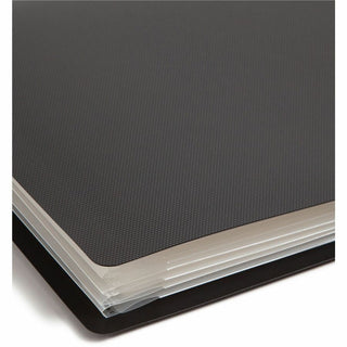 Smead Organized Up Letter Organizer Folder - 8 1/2" x 11" - 50 Sheet Capacity - 8 Pocket(s) - Black - 1 Each
