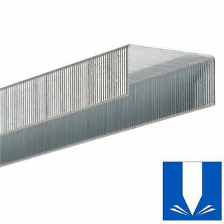 S.F. 4 Premium Staples, 0.25" Leg, 0.5" Crown, Silver, 5,000/Box, 5 Boxes/Pack