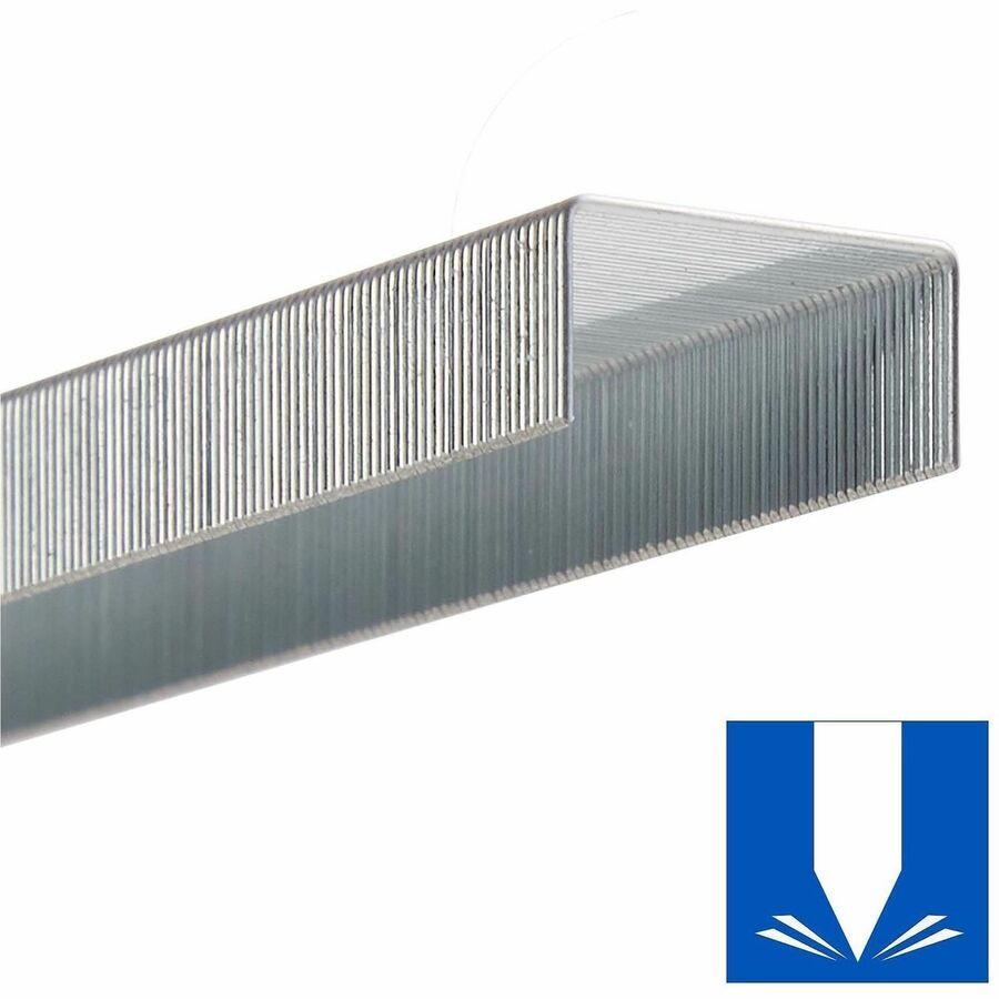 S.F. 4 Premium Staples, 0.25" Leg, 0.5" Crown, Silver, 5,000/Box, 5 Boxes/Pack