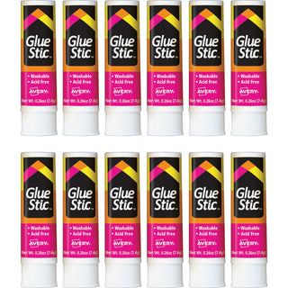avery-permanent-glue-stic-026-fl-oz-12-box-white_ave00166bx - 1