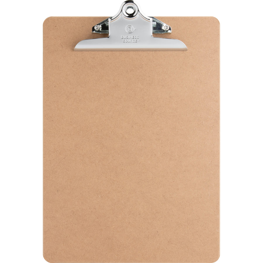 business-source-hardboard-clipboard-standard-9-x-12-1-2-hardboard-brown-6-bundle_bsn65637bd - 3