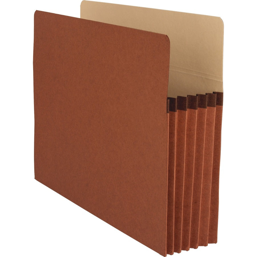 business-source-letter-recycled-file-pocket-8-1-2-x-11-1200-sheet-capacity-5-1-4-expansion-redrope-30%-recycled-50-carton_bsn65792ct - 5