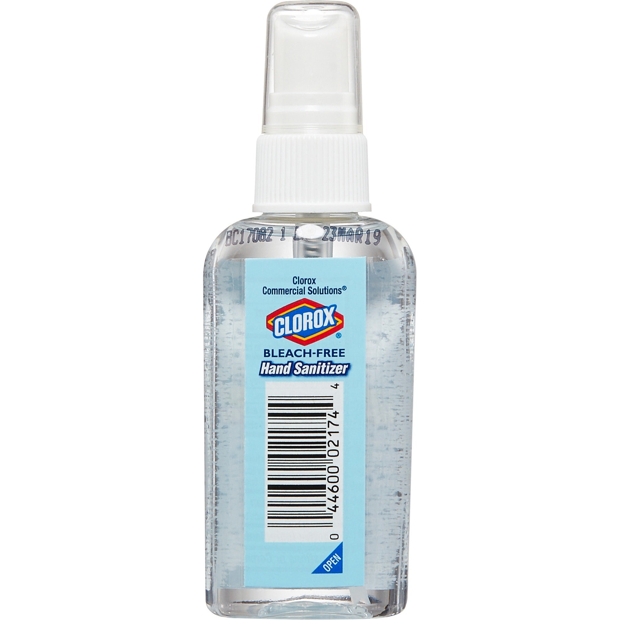 clorox-commercial-solutions-hand-sanitizer-spray-2-fl-oz-591-ml-spray-bottle-dispenser-kill-germs-hand-moisturizing-clear-non-sticky-non-greasy-bleach-free-24-carton_clo02174ct - 2