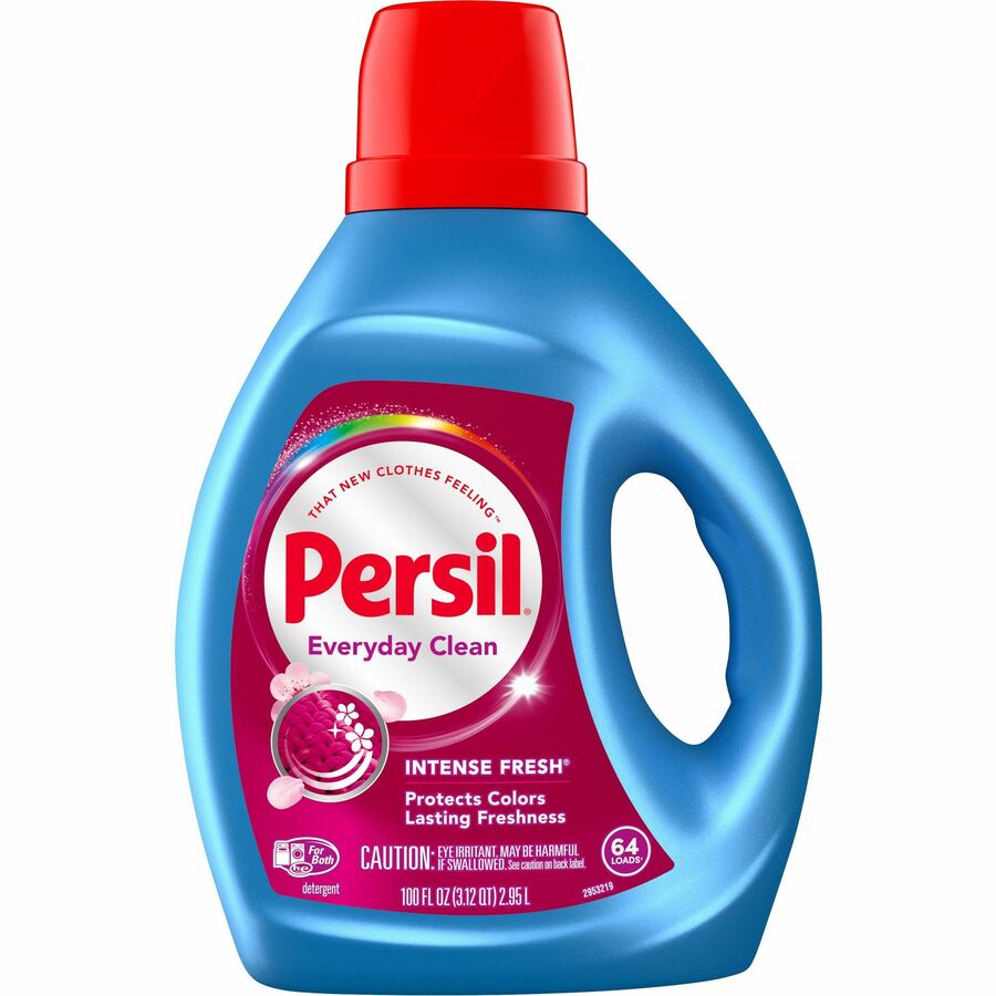 Power-Liquid Laundry Detergent, Intense Fresh Scent, 100 oz Bottle, 4/Carton