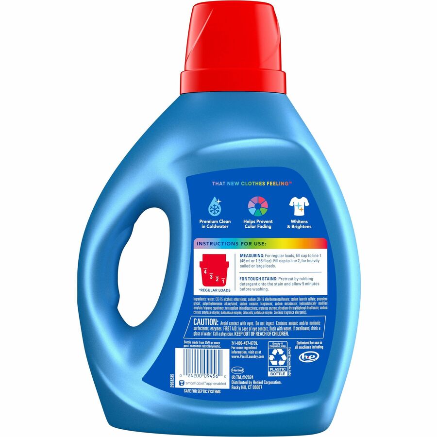 Power-Liquid Laundry Detergent, Original Scent, 100 oz Bottle, 4/Carton
