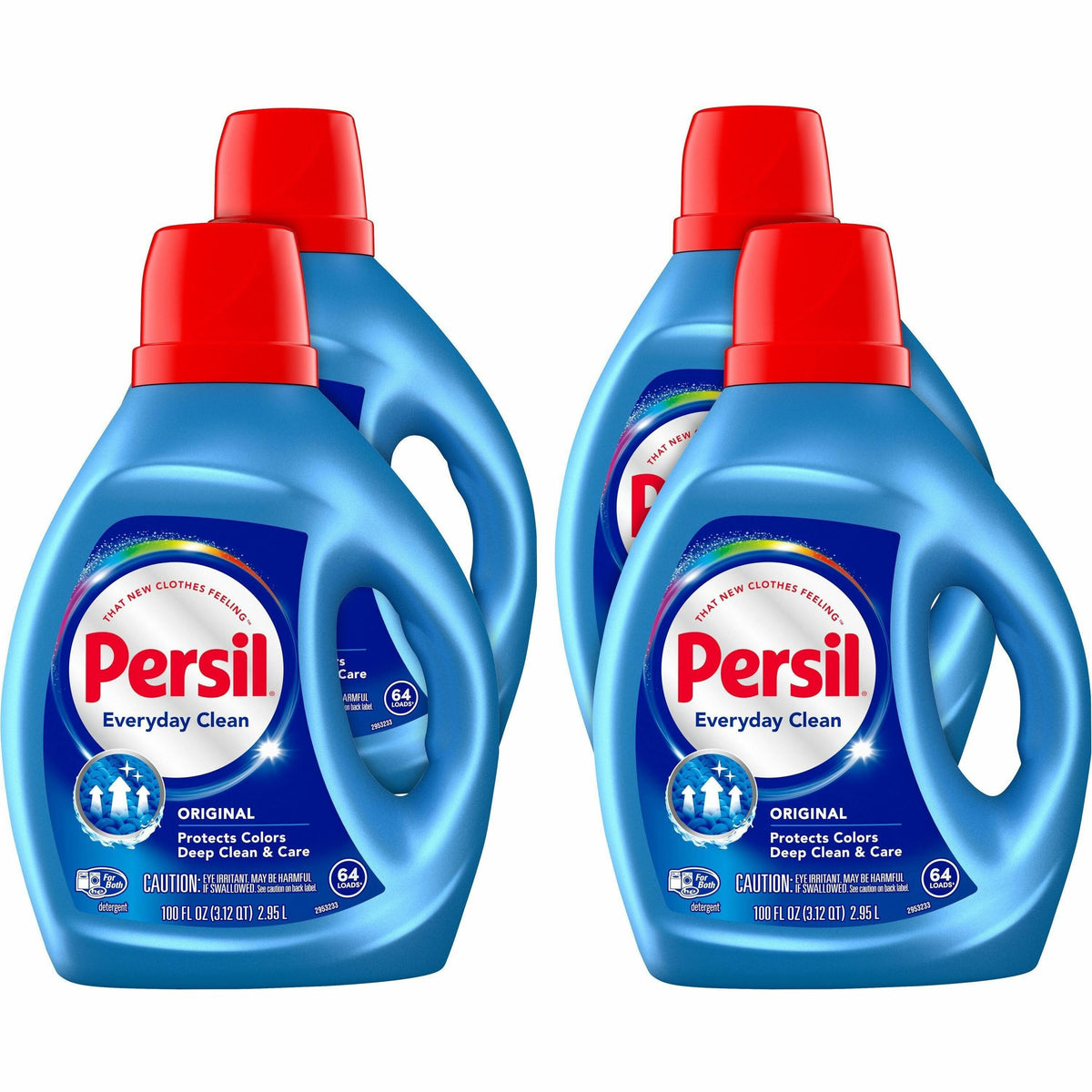 Power-Liquid Laundry Detergent, Original Scent, 100 oz Bottle, 4/Carton