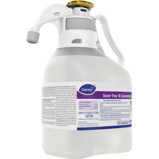 Diversey Oxivir Five 16 Disinfectant Cleaner - Concentrate - 47.3 fl oz (1.5 quart) - Characteristic Scent - 2 / Carton - Disinfectant, VOC-free - Clear