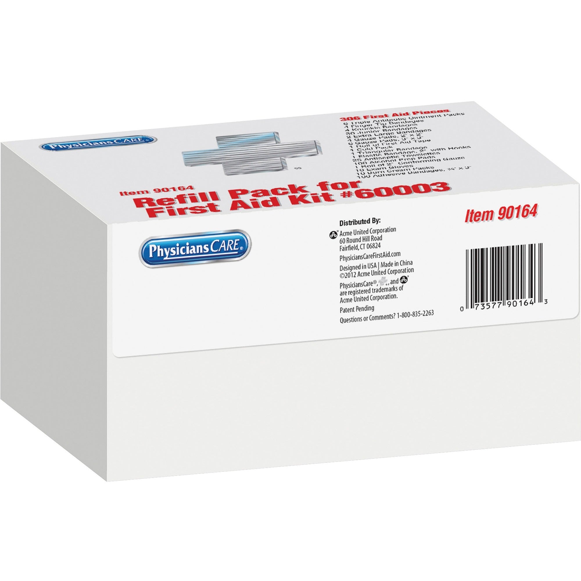 PhysiciansCare 60003 First Aid Kit Refill - 311 x Piece(s) For 75 x Individual(s) - 1 Each