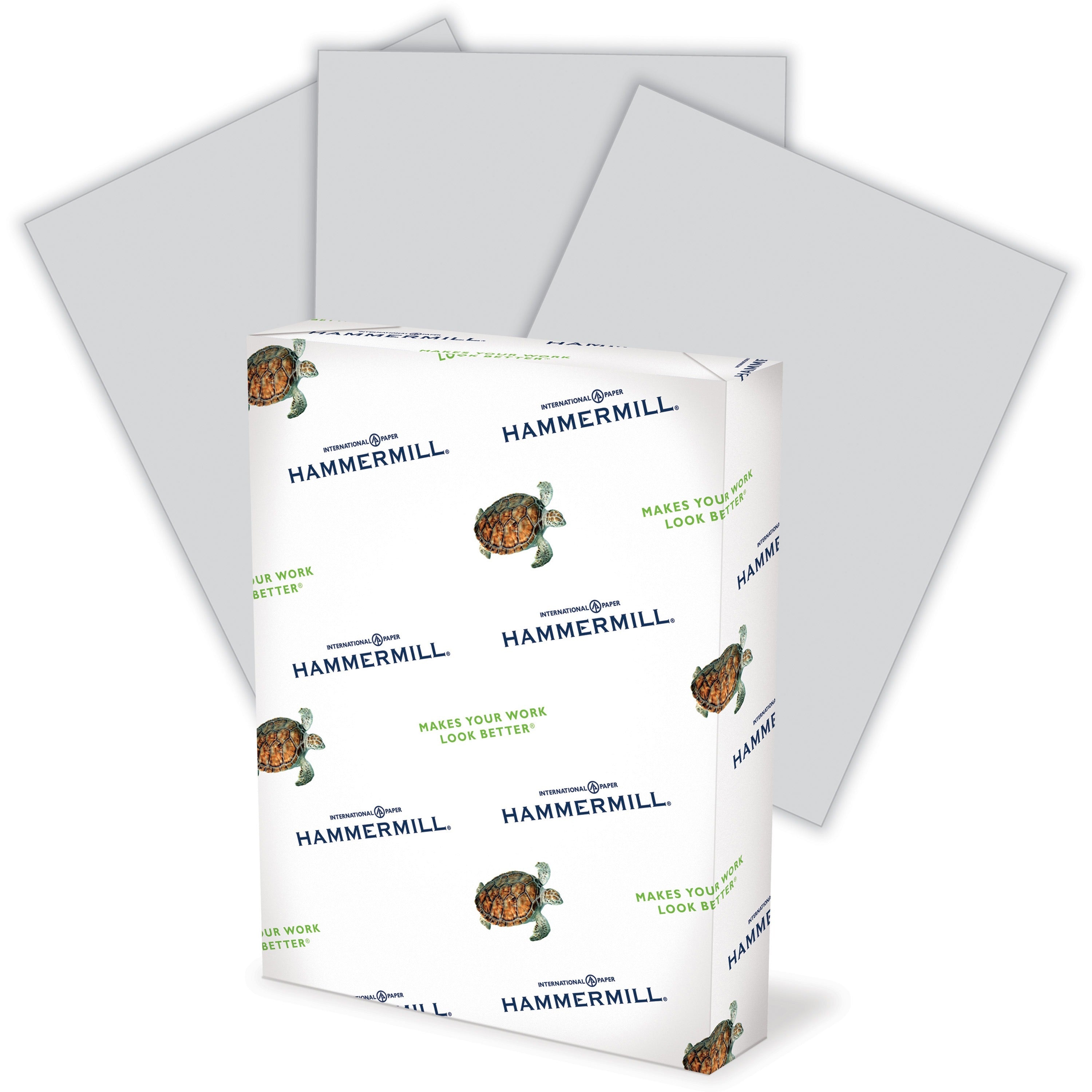 Colors Print Paper, 20 lb Bond Weight, 8.5 x 11, Gray, 500 Sheets/Ream, 10 Reams/Carton