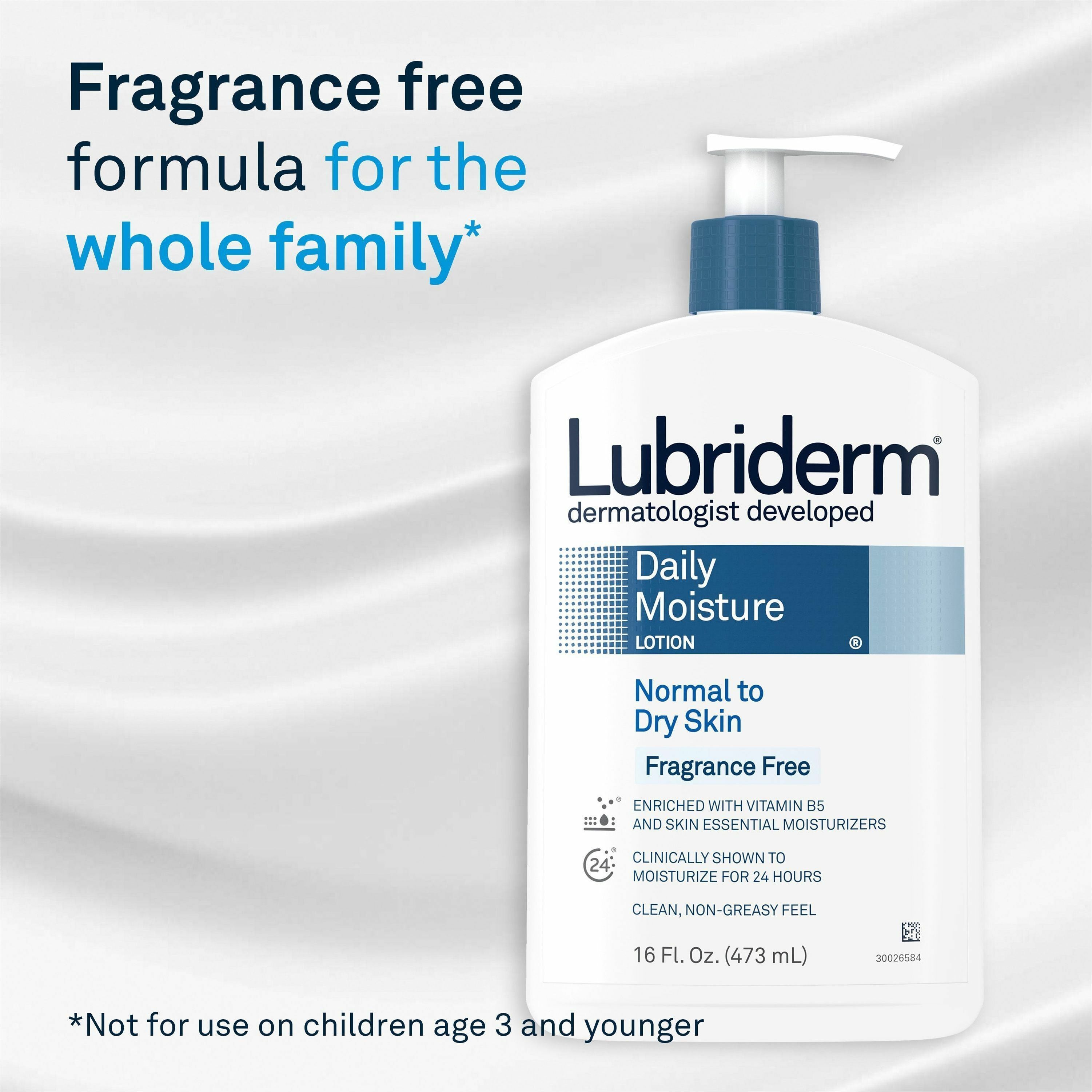 lubriderm-daily-moisture-lotion-lotion-16-fl-oz-for-dry-normal-skin-applicable-on-body-moisturising-non-greasy-fragrance-free-absorbs-quickly-12-carton_joj48323ct - 3