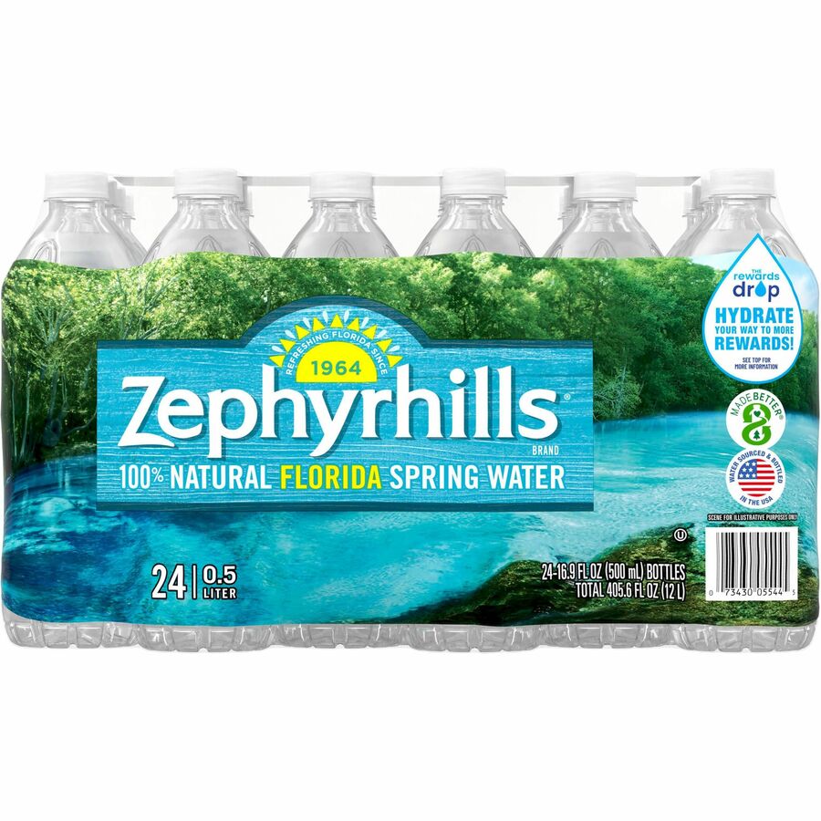 Nestle Premium Bottled Spring Water - Ready-to-Drink - 16.91 fl oz (500 mL) - Bottle - 1872 / Pallet
