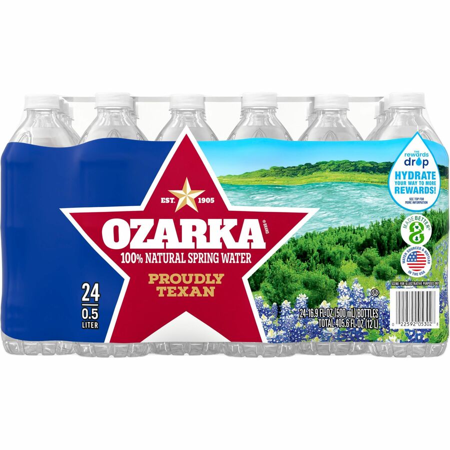 Nestle Premium Bottled Spring Water - Ready-to-Drink - 16.91 fl oz (500 mL) - Bottle - 1872 / Pallet