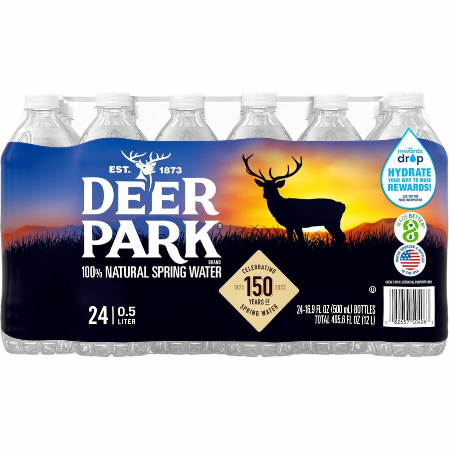 Nestle Premium Bottled Spring Water - Ready-to-Drink - 16.91 fl oz (500 mL) - Bottle - 1872 / Pallet