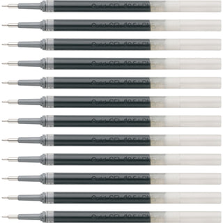 EnerGel Liquid Gel Pen Refill - 0.50 mm, Fine Point - Black Ink - Smudge Proof, Smear Proof, Quick-drying Ink, Glob-free, Smooth Writing - 12 / Box