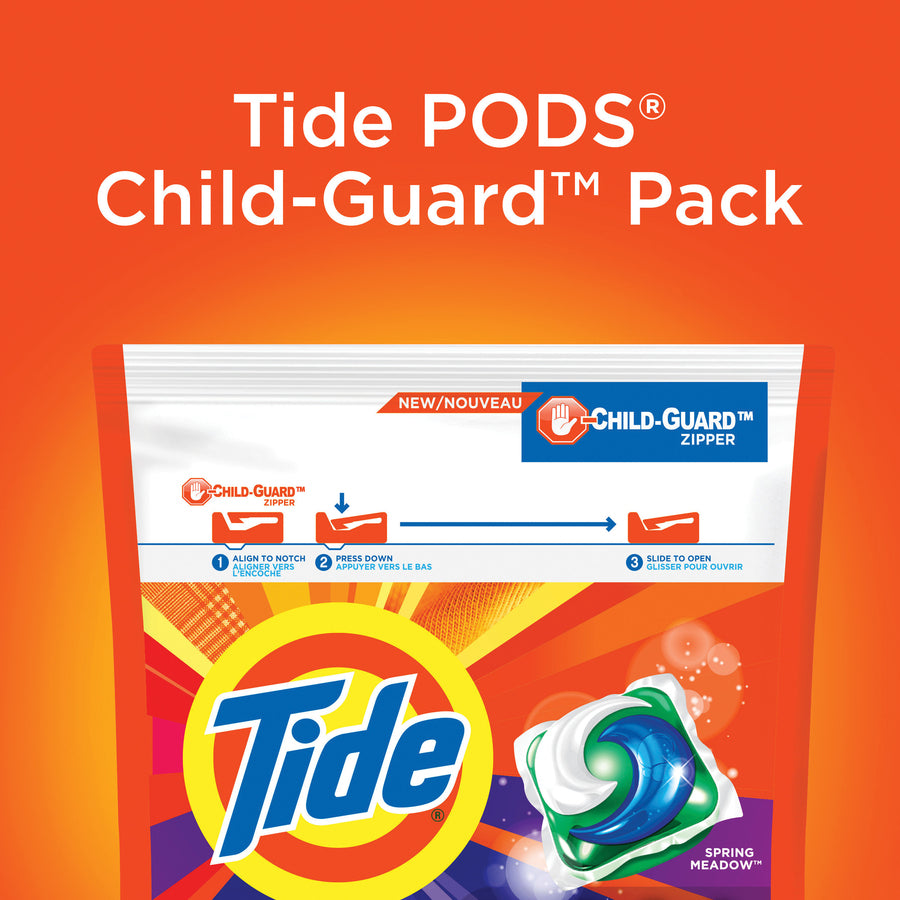 Pods, Laundry Detergent, Spring Meadow, 35/Pack, 4 Packs/Carton