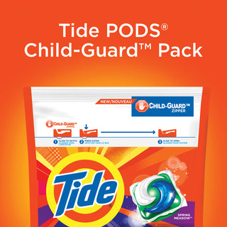 Pods, Laundry Detergent, Spring Meadow, 35/Pack, 4 Packs/Carton