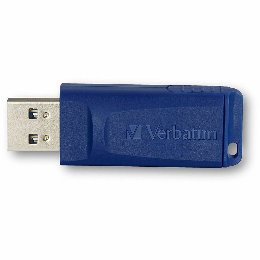Verbatim 8GB USB Flash Drives - 8 GB - USB 2.0 Type A - Blue - 4 / Carton